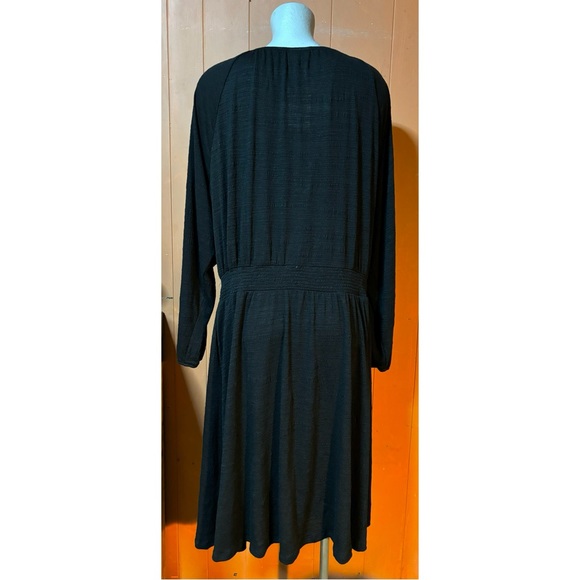 NWT LuLaRoe Black Jody Long Sleeve Jersey Knit Dress 2XL - Picture 4 of 8